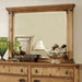 PIONEER Weathered Elm Mirror - U&U Home Budget Furniture (Carteret, NJ)