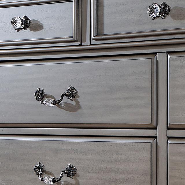 SYRACUSE Dresser, Gray - U&U Home Budget Furniture (Carteret, NJ)