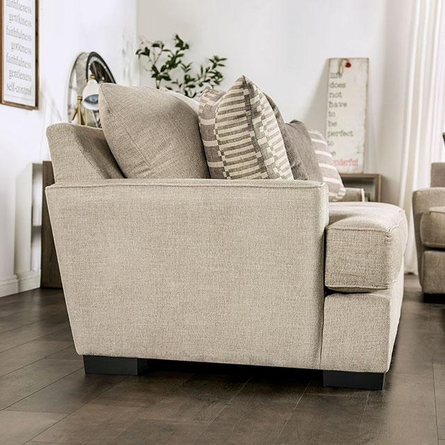 HOLBORN Sofa, Beige - U&U Home Budget Furniture (Carteret, NJ)