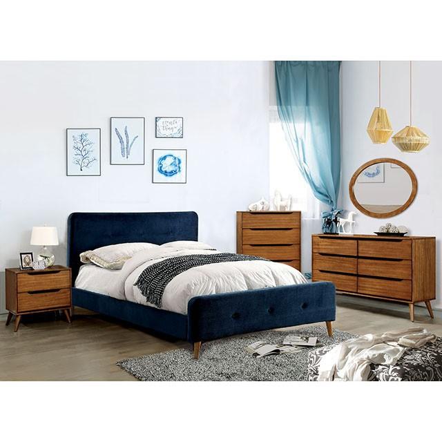 Lennart Oak Rectangular Mirror - U&U Home Budget Furniture (Carteret, NJ)