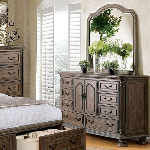 Persephone Rustic Natural Tone Dresser - U&U Home Budget Furniture (Carteret, NJ)