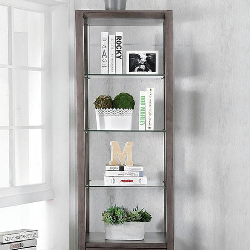 Tienen Gray Pier Cabinet - U&U Home Budget Furniture (Carteret, NJ)