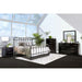 RIANA Antique Black Metal E.King, Full, Queen, & Twin Bed - U&U Home Budget Furniture (Carteret, NJ)