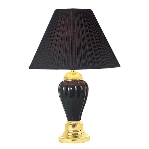SCARLETT Black Table Lamp (6/CTN) - U&U Home Budget Furniture (Carteret, NJ)