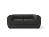 VERDAL Loveseat, Black - U&U Home Budget Furniture (Carteret, NJ)