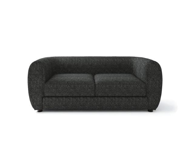 VERDAL Loveseat, Black - U&U Home Budget Furniture (Carteret, NJ)