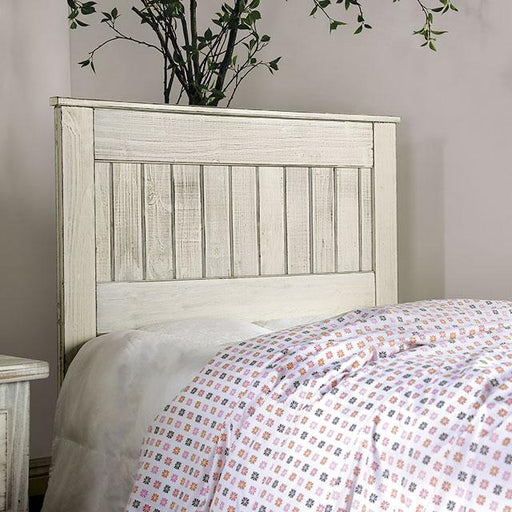 Rockwall Full Headboard White - U&U Home Budget Furniture (Carteret, NJ)