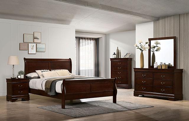Louis Philippe Mirror - U&U Home Budget Furniture (Carteret, NJ)