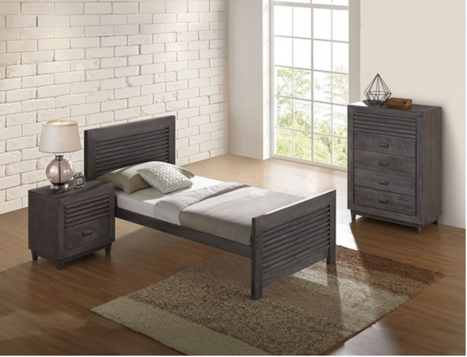 Griffin 4 Pc Twin Bedroom Set - U&U Home Budget Furniture (Carteret, NJ)
