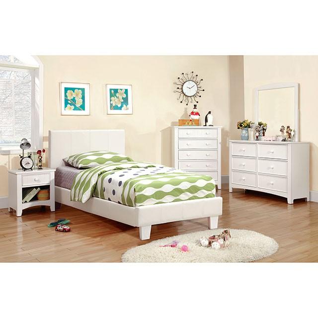 Winn Park Cal.King, E.King, Twin, & Full Bed Chrome, Gray, Brown, & Chrome - U&U Home Budget Furniture (Carteret, NJ)