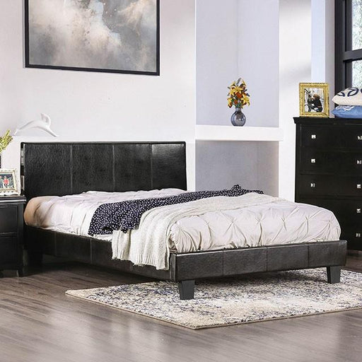 Evans Bed Espresso & Pink - U&U Home Budget Furniture (Carteret, NJ)