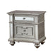Salamanca Silver Night Stand - U&U Home Budget Furniture (Carteret, NJ)