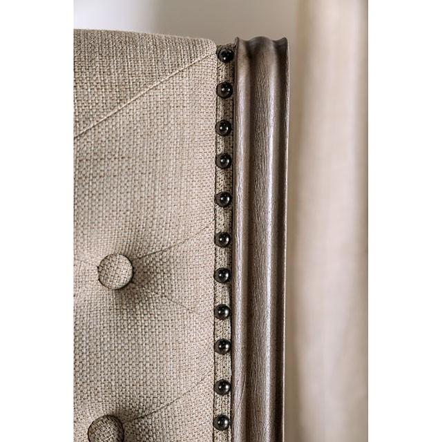 Patience Rustic Natural Tone Side Chair (2/CTN) - U&U Home Budget Furniture (Carteret, NJ)