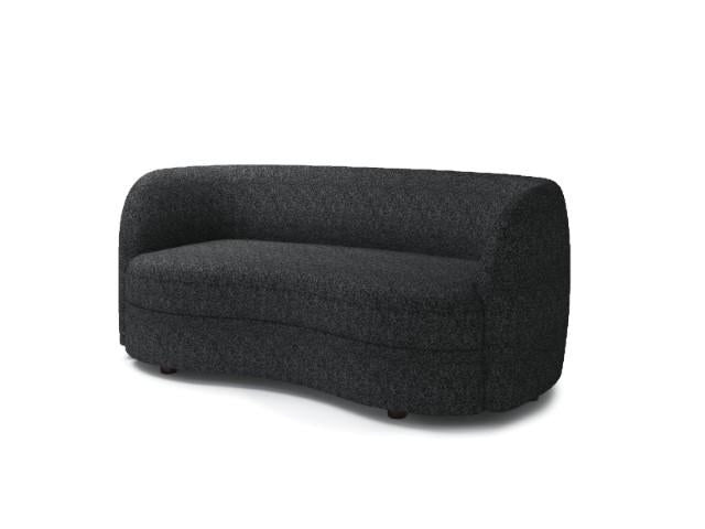 VERSOIX Loveseat, Black - U&U Home Budget Furniture (Carteret, NJ)