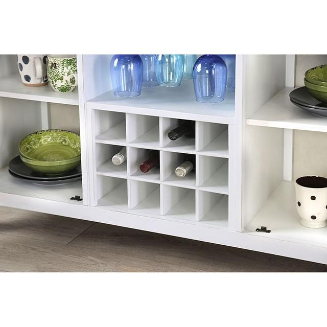 Kaliyah Antique White Server - U&U Home Budget Furniture (Carteret, NJ)