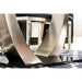 NOVA Silver/Black Dining Table - U&U Home Budget Furniture (Carteret, NJ)