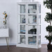 Vilas White Curio Cabinet - U&U Home Budget Furniture (Carteret, NJ)
