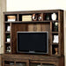 Hopkins Dark Walnut Hutch - U&U Home Budget Furniture (Carteret, NJ)