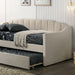 KOSMO Twin Daybed, Beige - U&U Home Budget Furniture (Carteret, NJ)