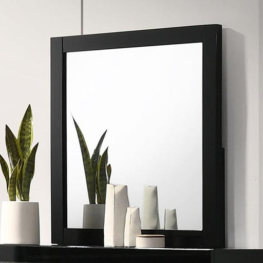 MAGDEBURG Mirror, Black - U&U Home Budget Furniture (Carteret, NJ)