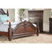 Mandura Cherry Cal.King & E.King Bed - U&U Home Budget Furniture (Carteret, NJ)
