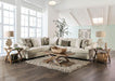 MORNINGTON Sectional, Ivory/Brown - U&U Home Budget Furniture (Carteret, NJ)