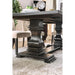 Nerissa Antique Black Dining Table - U&U Home Budget Furniture (Carteret, NJ)
