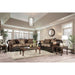 Newdale Brown/Gold Sofa - U&U Home Budget Furniture (Carteret, NJ)