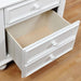 OLIVIA White Night Stand - U&U Home Budget Furniture (Carteret, NJ)