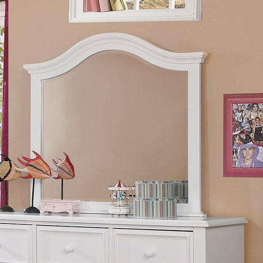 OLIVIA White Mirror - U&U Home Budget Furniture (Carteret, NJ)