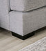 SKYLINE Sofa, Light Gray/Brown - U&U Home Budget Furniture (Carteret, NJ)