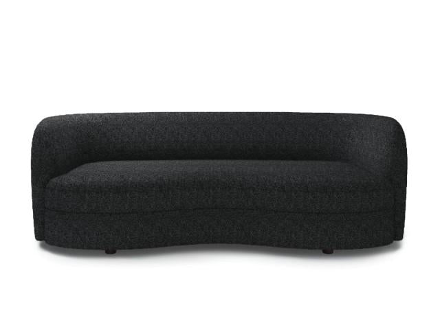 VERSOIX Sofa, Black - U&U Home Budget Furniture (Carteret, NJ)