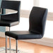 LODIA II Black Counter Ht. Chair - U&U Home Budget Furniture (Carteret, NJ)