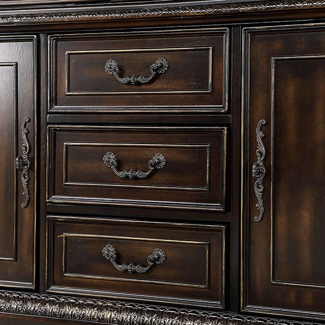 LOMBARDY Hutch & Buffet - U&U Home Budget Furniture (Carteret, NJ)