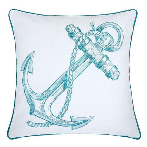 Lorrie Teal 20" X 20" Pillow, Teal - U&U Home Budget Furniture (Carteret, NJ)