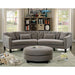SARIN Warm Gray Sectional - U&U Home Budget Furniture (Carteret, NJ)