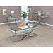 SUNDANCE Chrome Sofa Table, Chrome - U&U Home Budget Furniture (Carteret, NJ)