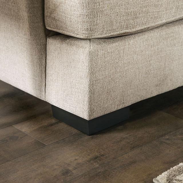 HOLBORN Sofa, Beige - U&U Home Budget Furniture (Carteret, NJ)