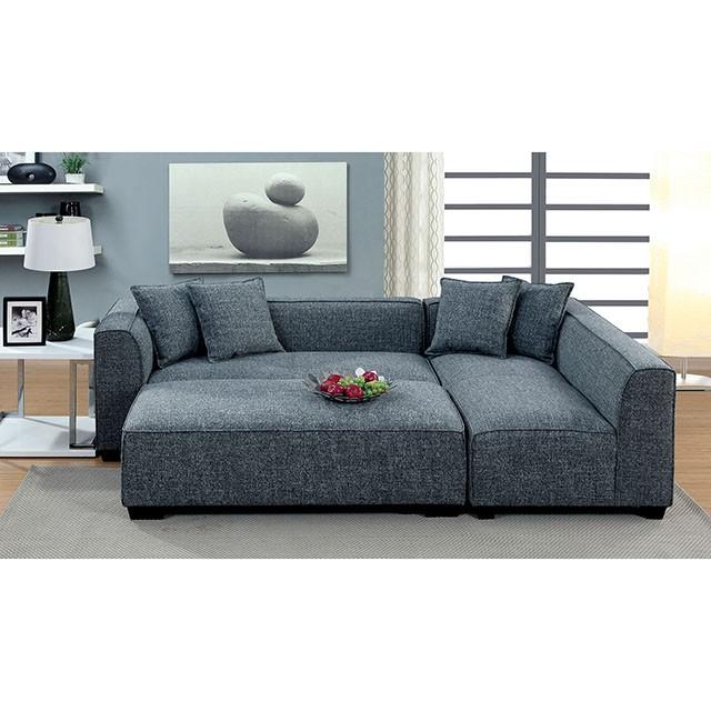 JAYLENE Gray Sectional - U&U Home Budget Furniture (Carteret, NJ)