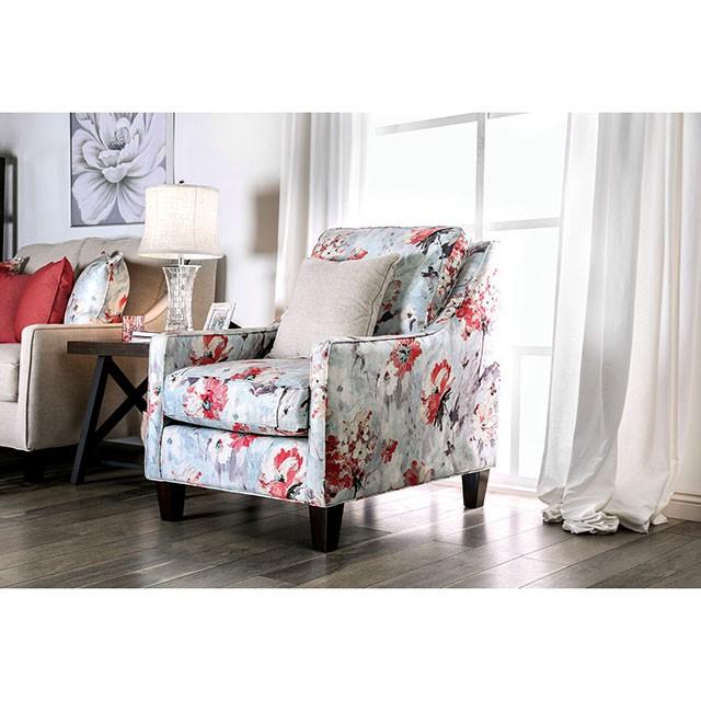Nadene Ivory Chair - U&U Home Budget Furniture (Carteret, NJ)