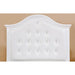 OLIVIA White Full & Twin Bed - U&U Home Budget Furniture (Carteret, NJ)