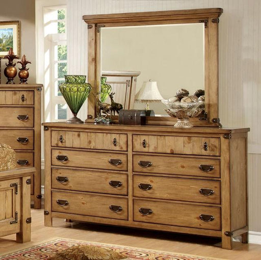 PIONEER Weathered Elm Dresser - U&U Home Budget Furniture (Carteret, NJ)