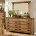 PIONEER Weathered Elm Dresser - U&U Home Budget Furniture (Carteret, NJ)