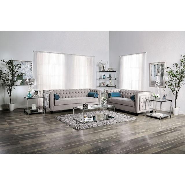 Silvan Gray Sofa - U&U Home Budget Furniture (Carteret, NJ)