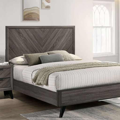 VAGAN Cal.King, E.King, & Queen Bed - U&U Home Budget Furniture (Carteret, NJ)