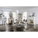 Kathryn Antique White Round Dining Table, Antique White - U&U Home Budget Furniture (Carteret, NJ)