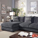 Kaylee Gray L-Shaped Sectional - U&U Home Budget Furniture (Carteret, NJ)