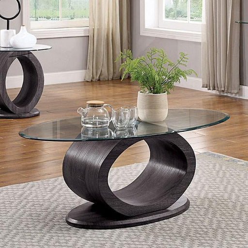 Lodia Gray Coffee Table - U&U Home Budget Furniture (Carteret, NJ)