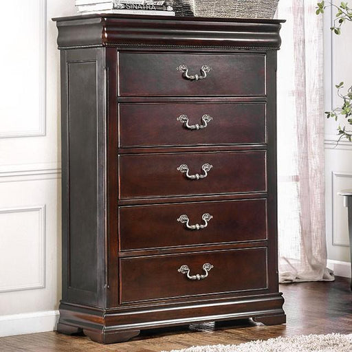 Mandura Cherry Chest - U&U Home Budget Furniture (Carteret, NJ)