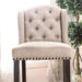 SANIA Bar Ht. Wingback Chair (2/CTN) - U&U Home Budget Furniture (Carteret, NJ)